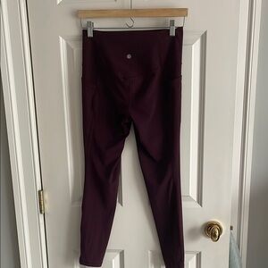 Athleta Purple Performance Leggings
